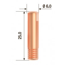 Контактный наконечник M6х25 мм ECU D=0.6 мм (25 шт.) FUBAG FB.CTM6.25-06