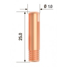 Контактный наконечник M6х25 мм ECU D=1.0 мм (25 шт.) FUBAG FB.CTM6.25-10