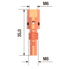 Адаптер контактного наконечника M6х35 мм (5 шт.) FUBAG FB.TA.M6.35