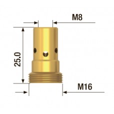 Адаптер контактного наконечника M8*25 мм (5 шт.) FUBAG FB.TA.M8.25