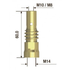 Адаптер контактного наконечника M8х65 мм (5 шт.) FUBAG FB.TA.M8.65