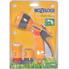 Набор для полива HoZelock 2367 с пистолетом Multi Spray 5 режимов и коннекторами 3/4"