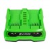 2 Аккумулятора с USB разъемом Greenworks G24USB2 24V (2 А/ч) + Зарядное устройство на 2 аккумулятора Greenworks G24C 24V