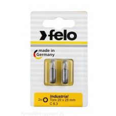 Бита Felo Industrial Torx (30X25), 2 шт в блистере 02630036