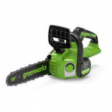 Цепная пила аккумуляторная GreenWorks GD24CS30, 24V (30 см) бесщеточная, без АКБ и ЗУ