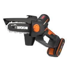 Мини-пила цепная WORX WG325E.9 20V (12 см) бесщеточная аккумуляторная без АКБ и ЗУ