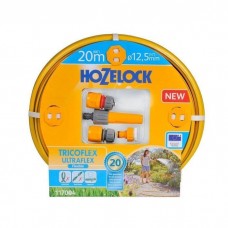 Набор для полива HoZelock 117004: Шланг Tricoflex Ultraflex 1/2" 20 м с коннекторами и наконечником для шланга