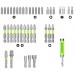 Набор бит, торцевых головок и адаптеров в кейсе Greenworks (40 шт.)