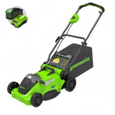 Газонокосилка Greenworks GD40LM16X 40V (41 см) бесщеточная аккумуляторная