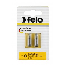 Бита Felo Industrial Torx (20X25), 2 шт в блистере 02620036