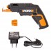 Отвертка WORX WX255 4V (3 Нм) SD Slide Driver аккумуляторная с набором бит 6 шт