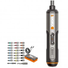 Отвертка WORX WX240 4V (2.5Нм) аккумуляторная с набором бит 26 шт