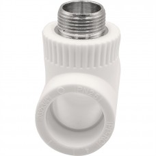 Тройник THERMOLIGHT комбинированный PP-R НР 32х3/4х32 белый (10/50)