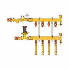 Узел коллекторный Giacomini отопления этажный, подключение тип B1 3/4" x 1/2" / 3, GE553Y003