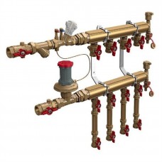 Узел коллекторный Giacomini отопления этажный, подключение тип B2 3/4" x 1/2" / 2, GE553Y022