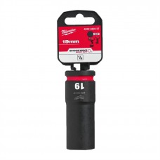 Головка Milwaukee 1/2" ударная удлиненная SHOCKWAVE 19мм