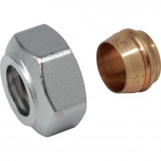 Переходник Giacomini для медной трубы евроконус 1/2"E x12, R178EY122