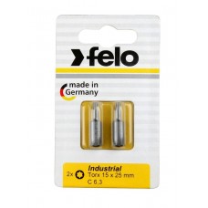 Бита Felo Industrial Torx (15X25), 2 шт в блистере 02615036