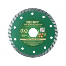 Алмазный круг 125х22 мм универс. Turbo ВОЛАТ
(сухая и мокрая резка)