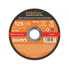 Круг отрезной 125х1.2x22.2 мм для металла STARTUL STANDART