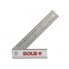 Угольник складной 250х170мм алюм. рукоятка QUATTRO (SOLA)
