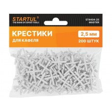 Крестики д/кафеля 2,5мм 200шт STARTUL MASTER (ST4404-25)
(СВП)