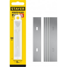 STAYER  100 мм, 5 шт, Лезвие сменное для скребка 08515 (08515-S5_z02)