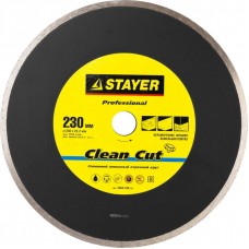 STAYER Ø 230х22.2 мм, алмазный, сплошной, круг отрезной для УШМ CERAMO 3664-230_z01 Professional