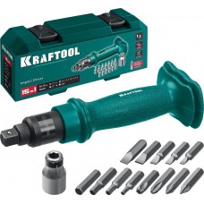 KRAFTOOL  ID-15 15 предм., Ударно-поворотная отвертка (25550-H10_z01)