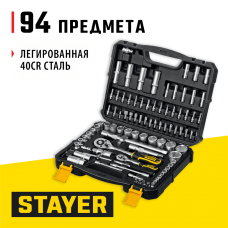 STAYER 94 шт., универсальный набор инструмента AUTO 94 27760-H94_z01