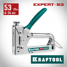 KRAFTOOL Expert-53 тип 53 (A/10/JT21) 23GA(4-14мм), стальной компактный степлер (3187_z01)