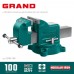 Слесарные тиски KRAFTOOL GRAND 100 мм (32702-100)