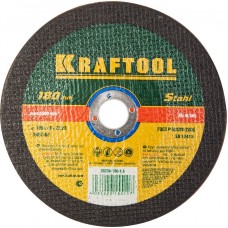 KRAFTOOL 180x1.6x22.23 мм, круг отрезной по металлу для УШМ 36250-180-1.6