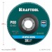 KRAFTOOL d=125x22.2 мм, P 60, круг лепестковый торцевой по металлу и нержавеющей стали ZIRCON Inox-Plus 36594-125-60