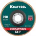 KRAFTOOL d=125x22.2 мм, P 80, круг лепестковый торцевой по нержавеющей стали KERATRON 36598-125-80