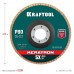 KRAFTOOL d=125x22.2 мм, P 80, круг лепестковый торцевой по нержавеющей стали KERATRON 36598-125-80