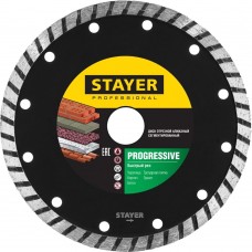 STAYER Ø 125Х22.2 мм, алмазный, сегментный, диск отрезной PROGRESSIVE 3662-125_z02 Professional