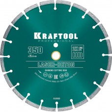 KRAFTOOL Ø 350Х25.4 мм, алмазный, по бетону и камню, диск отрезной LASER-BETON 36686-350