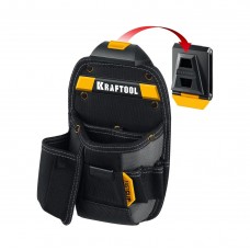 KRAFTOOL  KP-8 с быстросъёмным креплением FastClip, 8 карманов и петель, 170х260 мм, поясная сумка (38776)