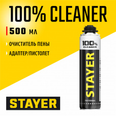 STAYER 500 мл, адаптер/пистолет, очиститель монтажной пены 41139