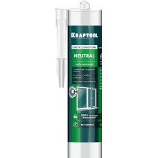 KRAFTOOL  Neutral, 300 мл, прозрачный, нейтральный силиконовый герметик (41257-2)