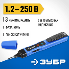 ЗУБР 70-250 В/70-1000 В, 3 режима работы, 145 мм, тестер напряжения 45230