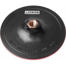 STAYER Ø 150 мм, М14, на липучке, тарелка опорная для УШМ 35742-150