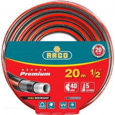 Raco Ø 1/2" x 20 м, 40 атм., 5-ти слойный, армированный, шланг поливочный PREMIUM 40300-1/2-20_z01