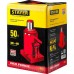 STAYER 50 т, 300-480 мм, домкрат бутылочный гидравлический RED FORCE 43160-50_z01 Professional