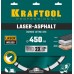 KRAFTOOL Ø 450Х25.4 мм, алмазный, сегментный, по асфальту, диск отрезной LASER-ASPHALT 36687-450