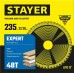 STAYER EXPERT 235 x 32/30мм 48Т, диск пильный по дереву, точный рез