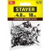 STAYER 4.0 х 10 мм, RAL 8017 шоколадно-коричневый, 50 шт., алюминиевые заклепки Color-FIX 3125-40-8017