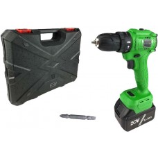 Дрель аккумуляторная бесщеточная Zitrek Greenpower 20 Pro (20В, Li-ion аккум. 1,5 Ач - 1шт, ЗУ, бита) 063-4058