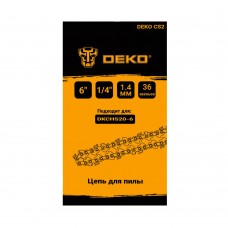 Цепь для пилы DEKO СS2, 6", 1/4", 1.4 мм, 36 звеньев 063-4371